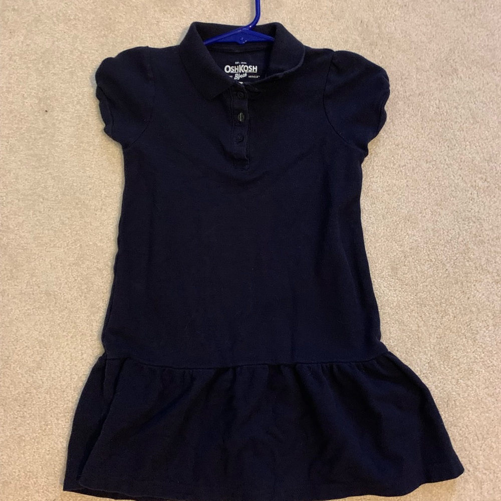 OshKosh blue knit dress size 5 girls